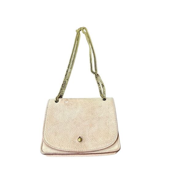 Madewell Handbags - Madewell The Chain Cross Body Bag in Natural Buff Leather S